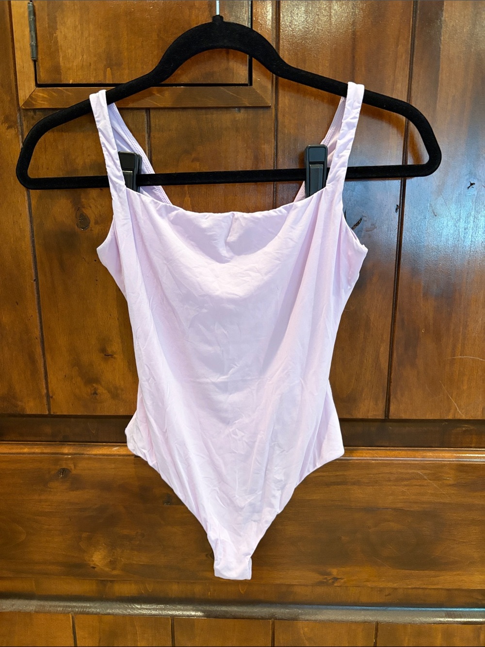 💜 SKIMS Light Lavender Square Neck Bodysuit